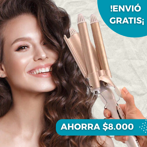 Rizador Ondulador con 3 Cilindros