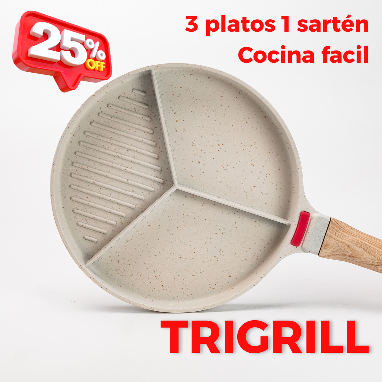 Trigrill   Sarten 3 en 1